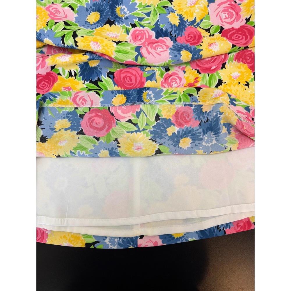 Vtg Pendleton Vibrant Colorful Floral Maxi Skirt Size 12 Garden Cottagecore - Picture 5 of 9